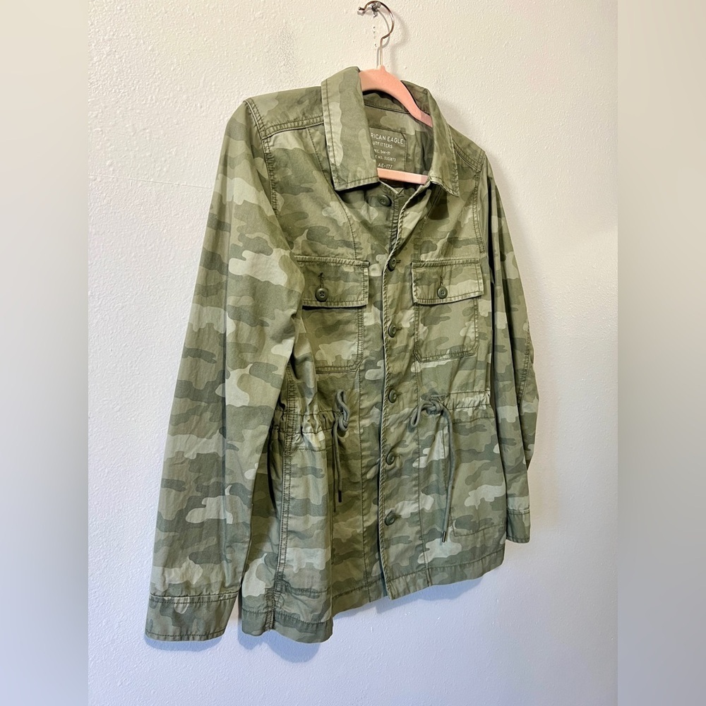 American Eagle Camouflage Utility Military Jacket - Small - Picture 7 of 11